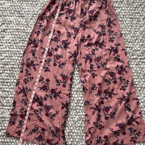 Beautiful Floral Light Weight Wide Leg Pants